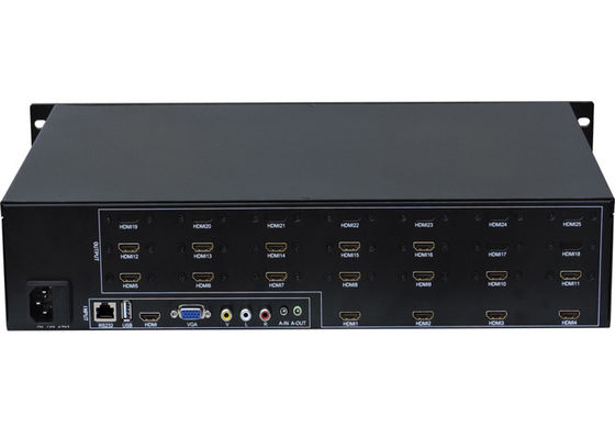 شاشة عرض LCD فيديو ثلاثي الأبعاد متحكم في الحائط 4x4 1 في 16 مخرج HDMI