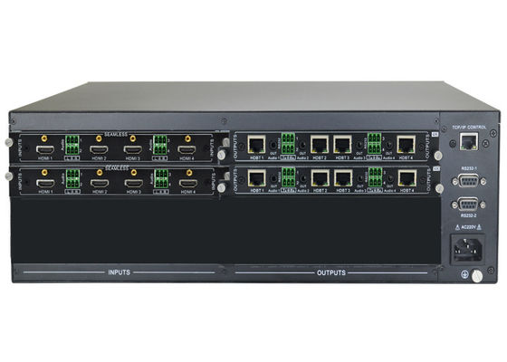 محول مصفوفة الفيديو EDID 4K السلس 8 مدخلات HDMI 8 إخراج HDBaseT