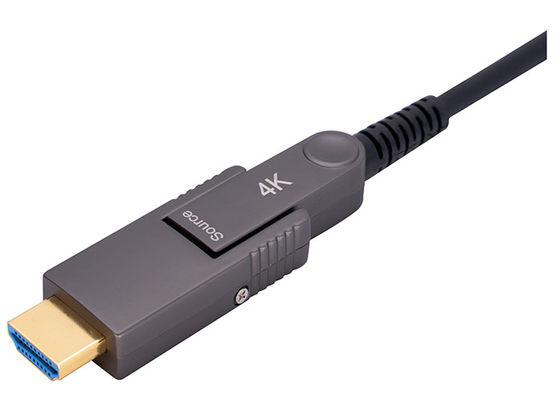 كبل الألياف البصرية EDID CEC HDCP2.2 HDR HDMI متوافق مع EMI RFI