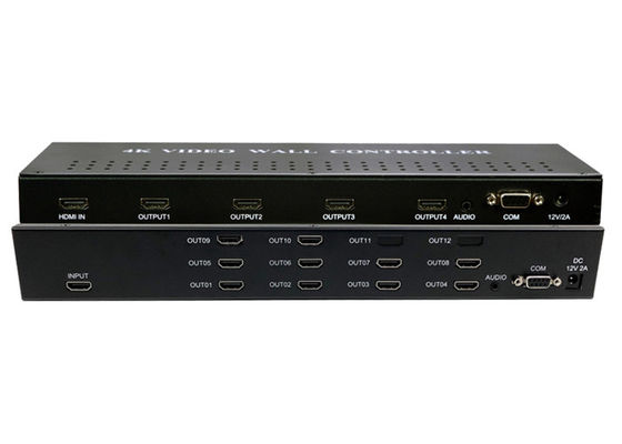 1.8mm Bezel 1 In 10 Out 1x10 2x5 4K Video Wall Controller لشاشة LCD