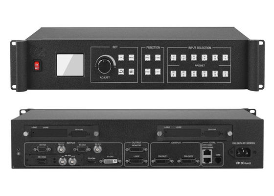 معالج فيديو RS232 RJ45 عالي الوضوح ثلاث وصلات للصور