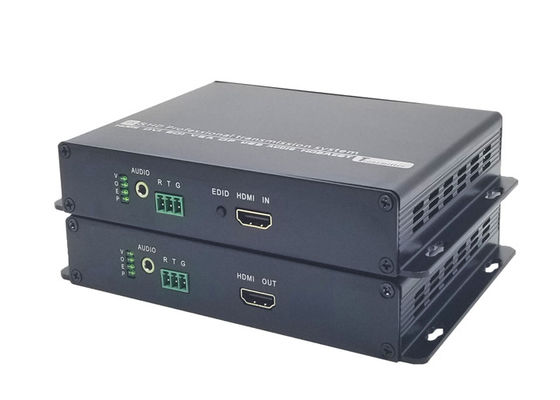موسع الفيديو بمنفذ RS232 HDMI 1920x1200 3Gbps عبر الألياف البصرية
