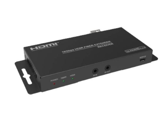 18Gbps 2.0 Video HDMI عبر موسع الألياف مع استخراج الصوت