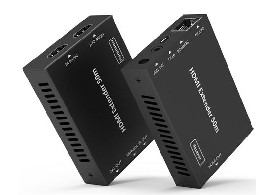 18Gbps HD Video Extender 50 متر HDMI فوق حاوية CAT المعدنية
