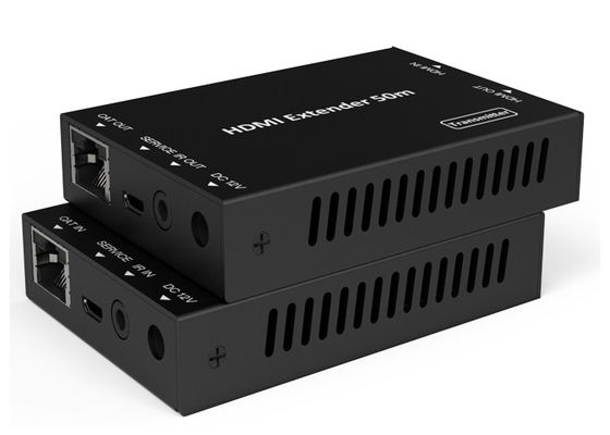 18Gbps HD Video Extender 50 متر HDMI فوق حاوية CAT المعدنية