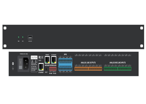 Korneff Amplified Instrument Dante Controller Mac معالج الإشارة الرقمية