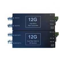 12G SDI 4K Fiber Extender - الفيديو غير المضغوط عالي السرعة للبث و AV