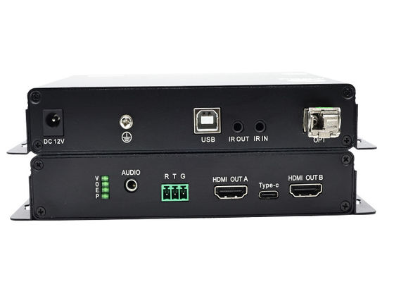 4K HDMI Extender عبر الألياف الضوئية