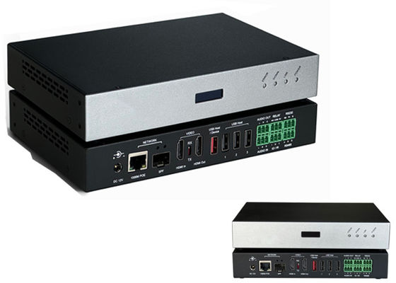 IP KVM Extender مع منصة الإدارة المركزية IP KVM على مستوى المؤسسة ، ودعم المنافذ التسلسلية وأجهزة الشبكة