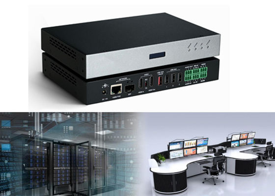 KVM-IP-1200 Dual Head Extender دعم تمديد الشاشة المزدوج ، مناسب للمعاملات المالية والتحكم في الأجهزة الطبية