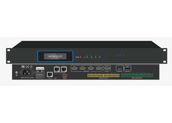 مركز معالجة AV من سلسلة VINCAN MDP مع 4K60 HDMI Switching و Audio DSP و USB Conferencing