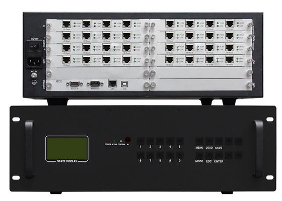 16 في 16 Out Matrix HDMI Video Wall Controller مع منفذ HDBaseT 2x2 3x3 hdmi