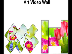 معالج فيديو 1x9 للوظائف غير المنتظمة