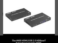 تعاني من 4K60Hz + USB 2.0 الإرسال لمسافات طويلة؟
